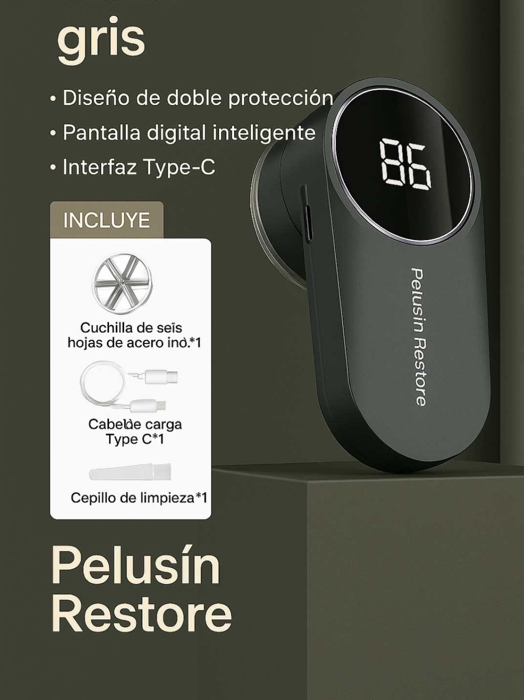 Pelusín Restore – Revive tu ropa, elimina pelusas al instante