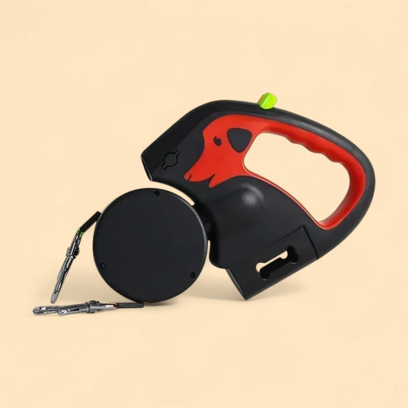 El Pack Paseo Perfecto – Correa Doble con Luz + Bolsas BIO Gratis