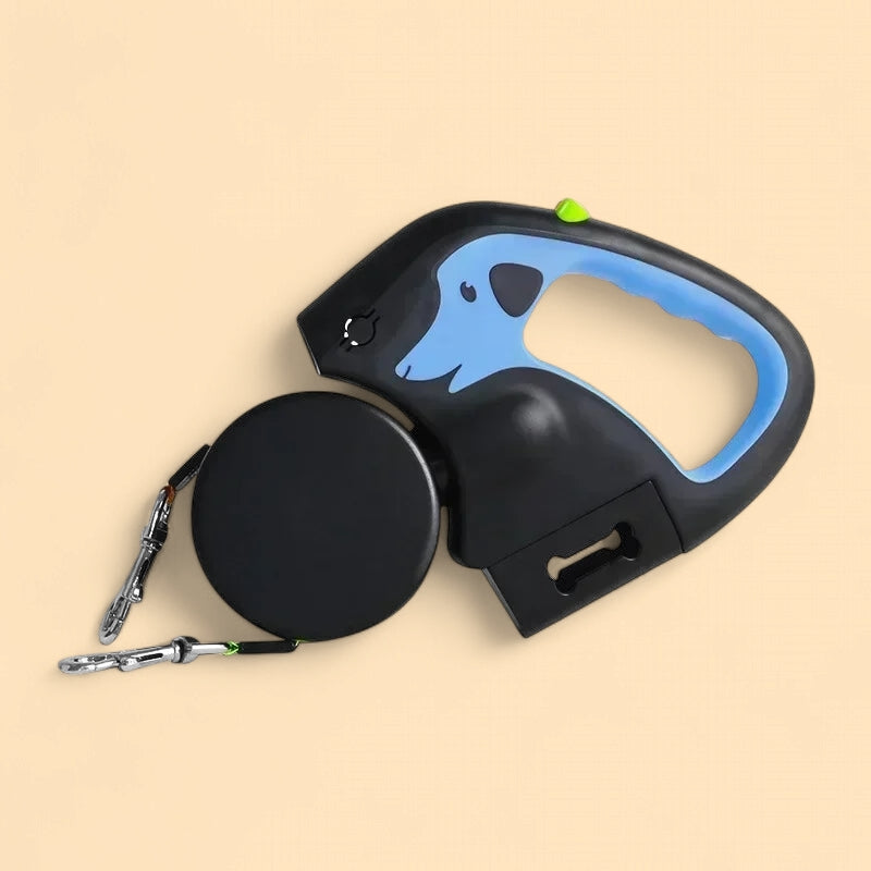 El Pack Paseo Perfecto – Correa Doble con Luz + Bolsas BIO Gratis