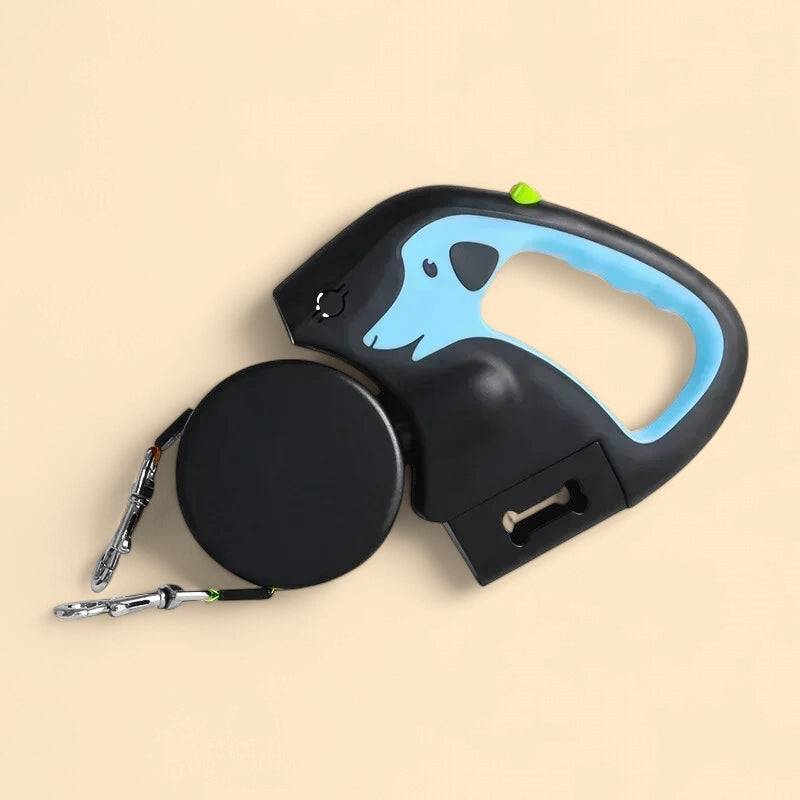 El Pack Paseo Perfecto – Correa Doble con Luz + Bolsas BIO Gratis