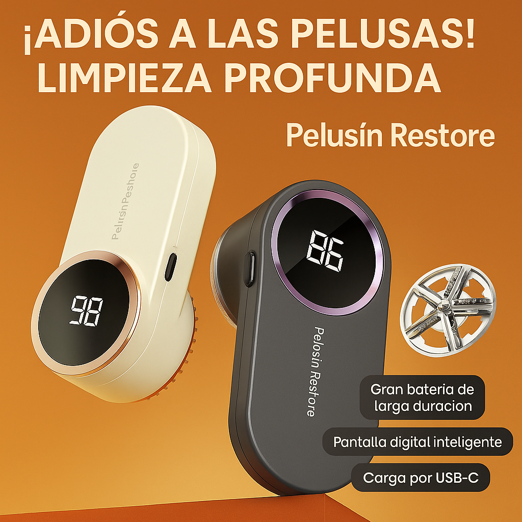 Pelusín Restore – Revive tu ropa, elimina pelusas al instante